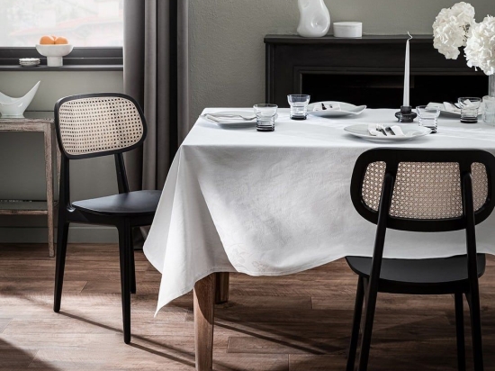Τραπεζομάντηλο 154 16 Pure White Gofis Home 150Χ310 Βαμβάκι-Πολυέστερ
