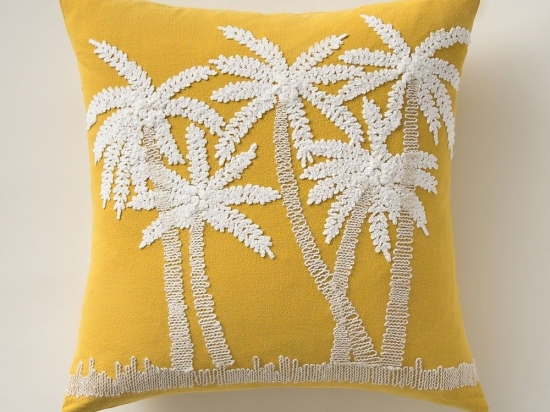 Μαξιλαροθήκη Διακοσμητική Triss 277 Mustard Gofis Home 43X43 100% Βαμβάκι