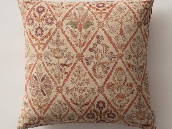 Μαξιλαροθήκη Διακοσμητική Birdie 292 Beige-Terra Gofis Home 43X43 Βαμβάκι-Λινό