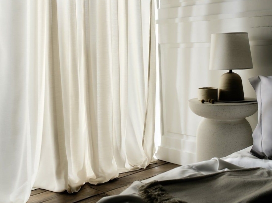 Κουρτίνα Renata 506/06 Με Τρουκς Beige Gofis Home 140X280 Bamboo-Πολυέστερ
