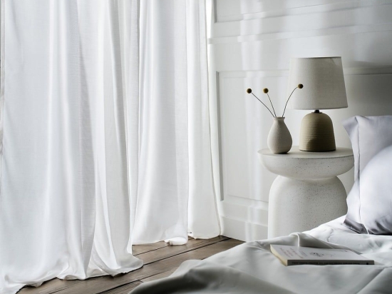 Κουρτίνα Renata 506/05 Με Τρουκς Off White Gofis Home 140X280 Bamboo-Πολυέστερ