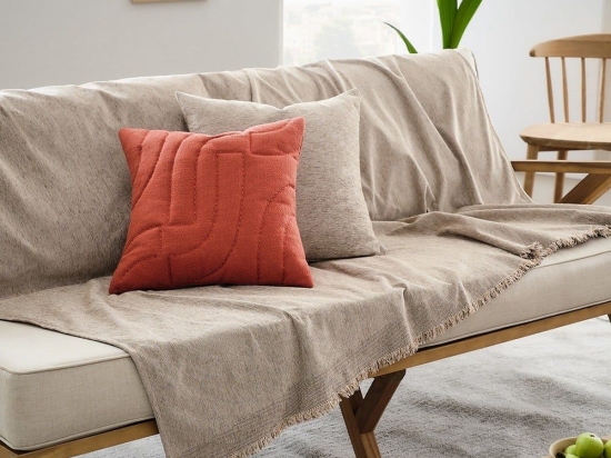 Μαξιλαροθήκη Διακοσμητική Forest 103/12 Chili Orange Gofis Home 43X43 100% Βαμβάκι