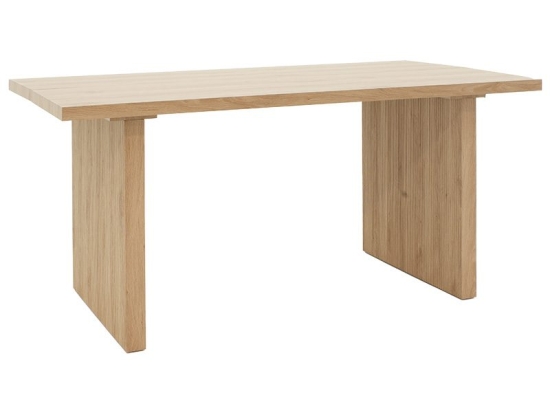 Tραπέζι Sunniva pakoworld MDF sonoma 160x90x75εκ