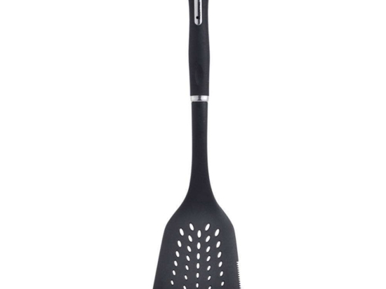 Σπάτουλα Μαγειρικής Τρυπητή Foodies BGMP-4586 35,3x9,5x4,5cm Black MasterPro Nylon