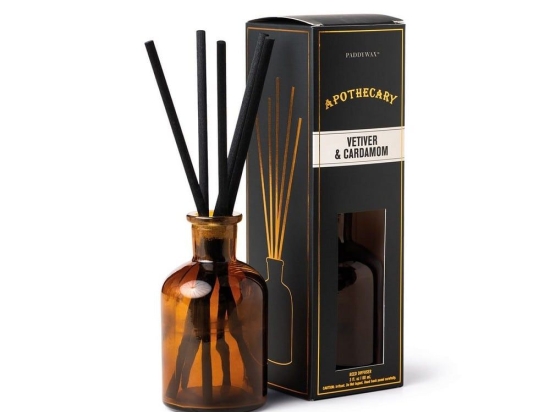 Αρωματικό Χώρου Με Στικς Apothecary Diffuser Vetiver And Cardamom 88ml Paddywax Γυαλί