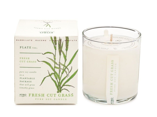 Αρωματικό Κερί Plant The Box Με Σπόρους Fresh Cut Grass 283gr Kobo Κερί Σόγιας