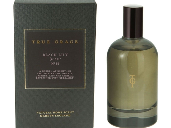 Αρωματικό Σπρέι Χώρου Manor 100ml Black Lily True Grace Γυαλί