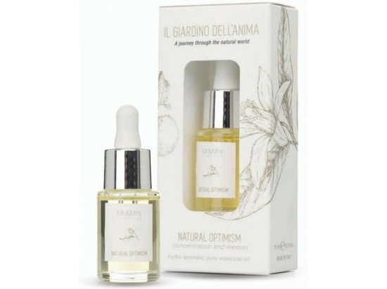 Αιθέρια Έλαια Natural Optimism 15ml Υδατοδιαλυτά Για Ultrasonic Diffuser Mr & Mrs Fragrance Γυαλί