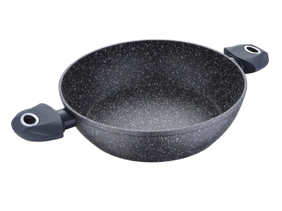 Κατσαρόλα Ημιχύτρα Orion BG0OR08519 Αντικολλητική Χωρίς Καπάκι Φ28X7cm Anthracite Bergner 28cm Αλουμίνιο