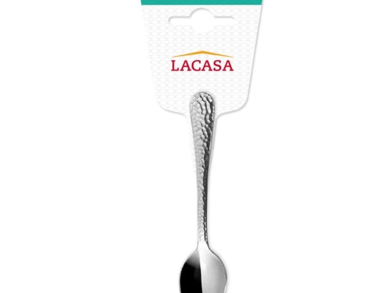 Κουτάλι Φαγητού Luna (Σετ 3Τμχ) CO07156003 13,3cm Inox Comas Ανοξείδωτο Ατσάλι