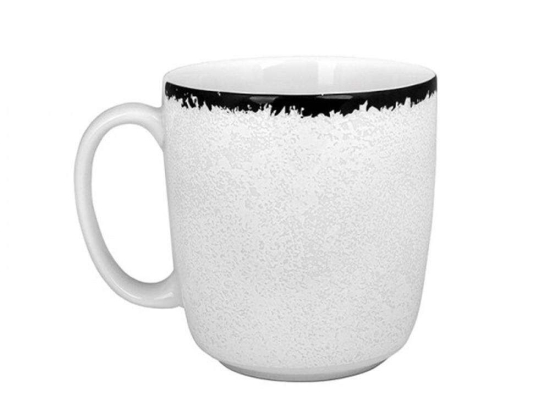 Κούπα PR182746322M 340ml White-Black Oriana Ferelli® Πορσελάνη