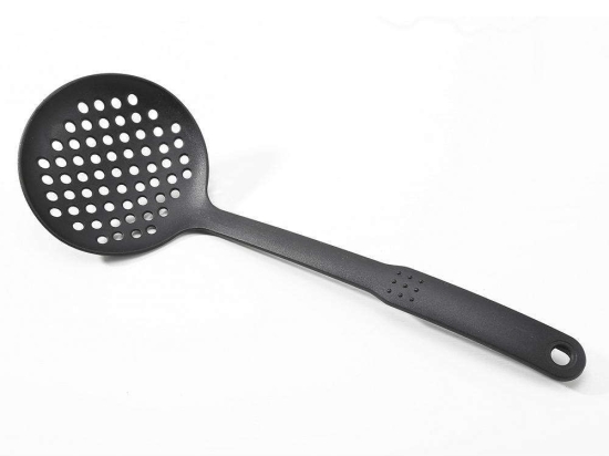 Κουτάλα Τρυπητή OL265900GR Φ11,5x32cm Black Max Home Nylon