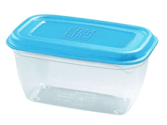 Δοχείο Φαγητού Ermetici GS06465111 18x26cm 3Lt Clear-Blue Gio Style Πλαστικό