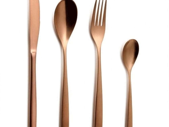 Πιρουνάκι Γλυκού CO06111000 Copper Comas Ανοξείδωτο Ατσάλι