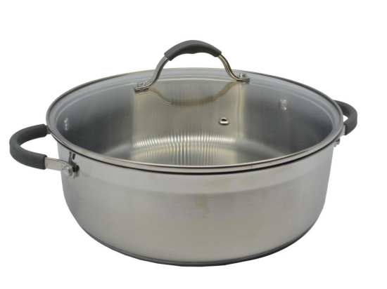 Κατσαρόλα Ημίχυτρα Ρηχή Κ7800-28 Φ28cm-5,8Lt  Inox Ankor 28cm Ανοξείδωτο Ατσάλι