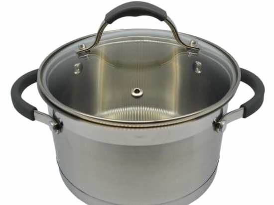 Κατσαρόλα Με Γυάλινο Καπάκι Κ7800-24 Φ24cm-6,1Lt Inox Ankor 24cm Ανοξείδωτο Ατσάλι