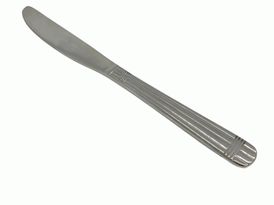 Μαχαίρι Φαγητού Δήλος (Σετ 2Τμχ.) ΔΗΛΟΣ-2Μ 21cm (9,3cm Λεπίδα) Inox Ankor Ανοξείδωτο Ατσάλι
