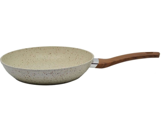 Τηγάνι Αντικολλητικό Τ8189-30 30cm Brown-Beige Ankor 30cm Αλουμίνιο