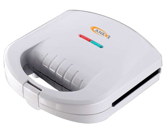 Τοστιέρα 2 Θέσεων 811205 750W White Ankor Μέταλλο