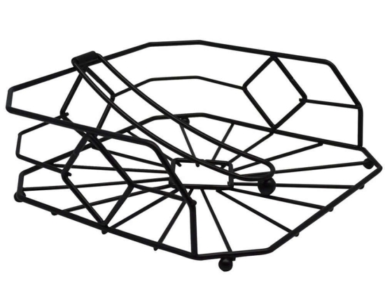 Χαρτοπετσετοθήκη 819607 20x20x7cm Black Ankor Μέταλλο