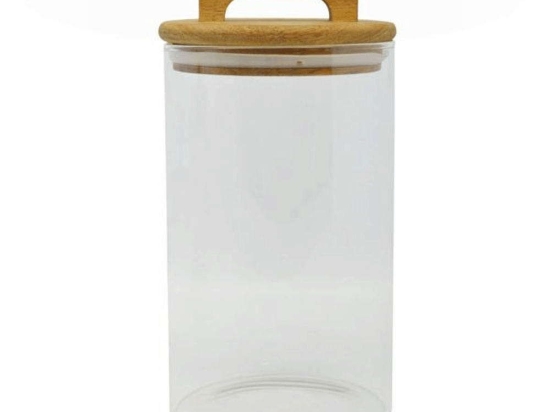 Βάζο Αποθήκευσης 824342 1Lt Clear-Natural Ankor