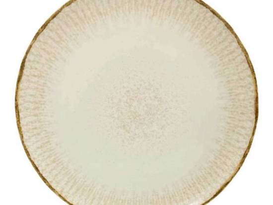 Πιάτο Ρηχό Premium Desert 8256-01 Φ27cm Beige Ankor Πορσελάνη