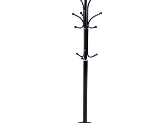 Καλόγερος Μεταλλικός 816200 175cm Black Ankor Μέταλλο,Μάρμαρο