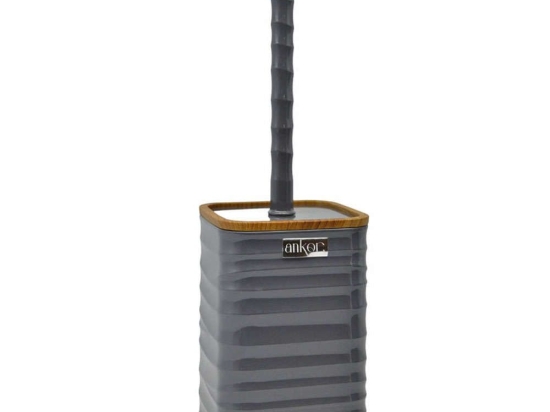 Πιγκάλ Luna 830114 10,5x10,5x16,5cm Grey-Natural Ankor Πλαστικό