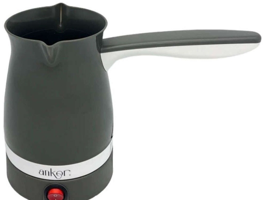 Μπρίκι Ηλεκτρικό K-827442 400ml 1000W Grey-White Ankor