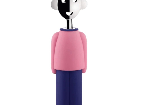 Ανοιχτήρι - Τιρμπουσόν Alessandro M. AM23 PAZ 6x21cm Pink-Blue Alessi Μέταλλο,Πλαστικό