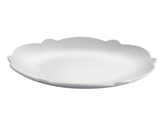 Πιάτο Μελαμίνης Με Ανάγλυφα Σχέδια Dressed Air MW72/5 W Φ20,5cm White Alessi Μελαμίνη
