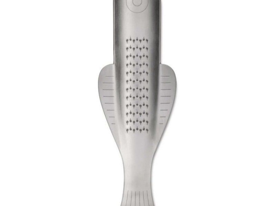 Τρίφτης Χειρός Boga VS06 18,5x5,7x1,8cm Μεταλλικός Silver Alessi Ανοξείδωτο Ατσάλι