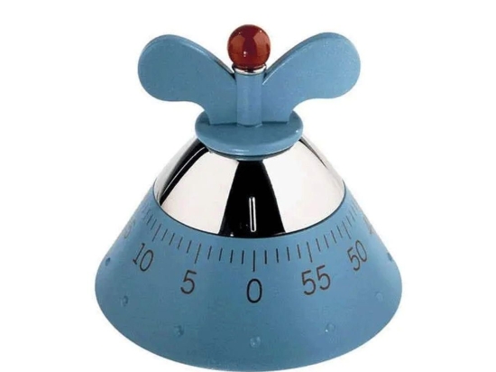 Χρονόμετρο Αναλογικό Κουζίνας A09 Φ10,5cm Blue Alessi Πολυρεσίνη