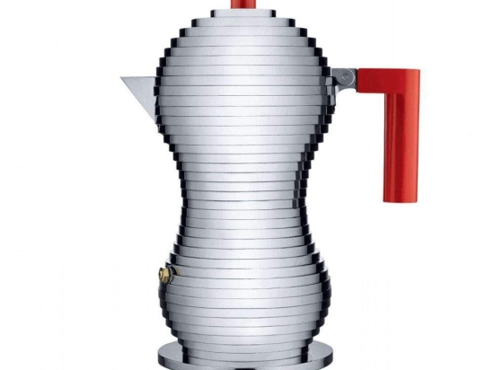 Καφετιέρα Espresso Pulcina MDL02/3 R 150ml Red Alessi Αλουμίνιο