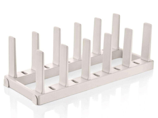 Θήκη Για 5 Τηγάνια Flexispace 899482 37x14,8cm White Tescoma Πλαστικό