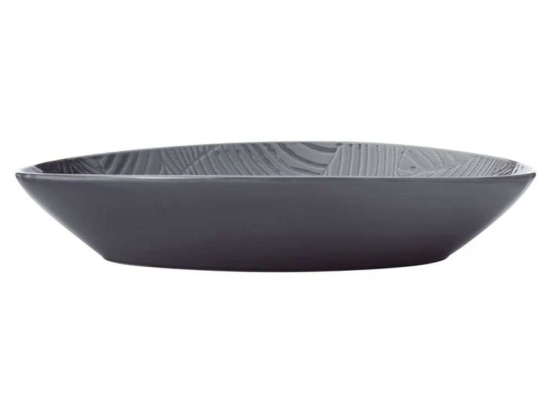 Πιατέλα Βαθιά Panama DR0358 32x23cm Grey Maxwell & Williams Κεραμικό