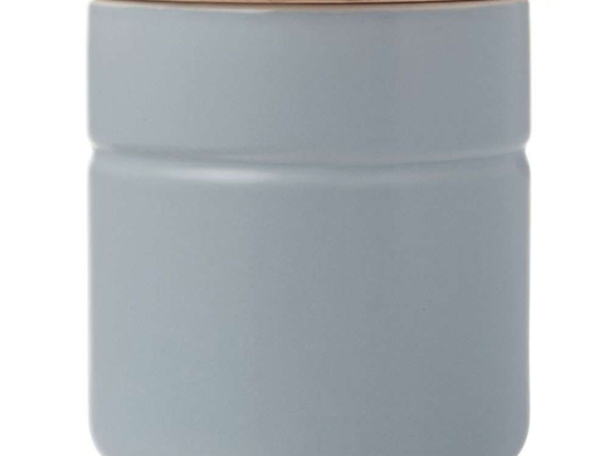 Δοχείο Αποθήκευσης AY0305 600ml Light Blue-Natural Maxwell&Williams Ξύλο,Πορσελάνη