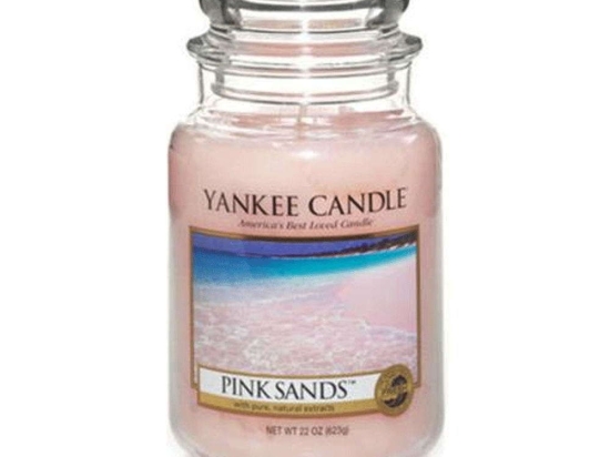 Κερί Αρωματικό Σε Βάζο Pink Sands 1205337Ε Large Pink Yankee Candle Κερί
