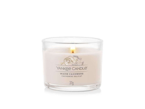Κερί Αρωματικό Σε Βάζο Votive Signature Warm Cashmere 1701464E Ivory Yankee Candle Κερί