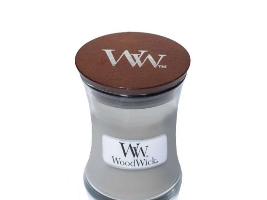 Κερί Αρωματικό Σε Βάζο Fireside 98106E 7x7x8,3cm Grey WoodWick Κερί
