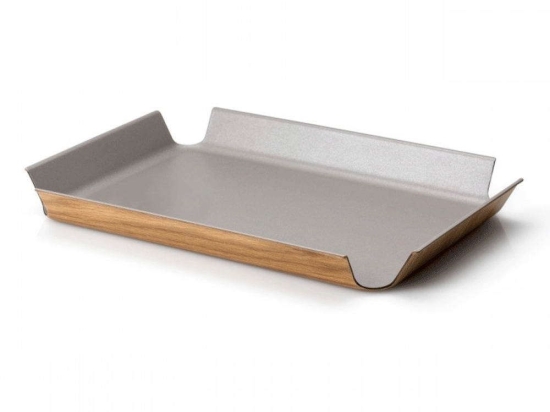 Δίσκος Σερβιρίσματος Living 02906000 45x34x4cm Taupe-Natural Continenta Ξύλο