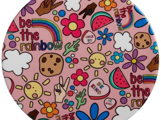Σουβέρ Rainbow DU0368 10cm Multi Maxwell&Williams Κεραμικό