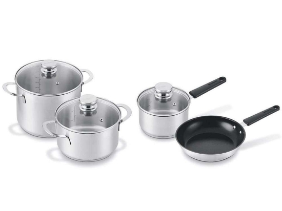 Σετ Μαγειρικών Σκευών Enjoyment (Σετ 4Τμχ) 30004793 Inox Brabantia Ανοξείδωτο Ατσάλι