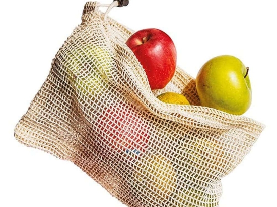 Θήκες Λαχανικών Eco Line (Σετ 3Τμχ) 73.054620 29x28/33x30/36x38cm Beige Zassenhaus Βαμβάκι