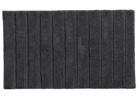 Πατάκι Μπάνιου Αντιολισθητικό Megan 23593 80x50cm Dark Grey Kela 50 X 80 100% Βαμβάκι