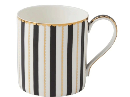 Κούπα Regency Teas & C'S HV0483 380ml Black-Multi Maxwell&Williams Πορσελάνη