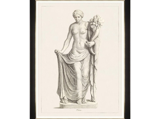 Κάδρο Greek Godess And Gods - Flora FA13115 60X80 MindTheGap Κάθετοι Ξύλο