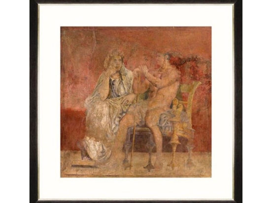 Κάδρο Pompeii Wall Fresco II FA13124 70X70 MindTheGap Τετράγωνοι Ξύλο