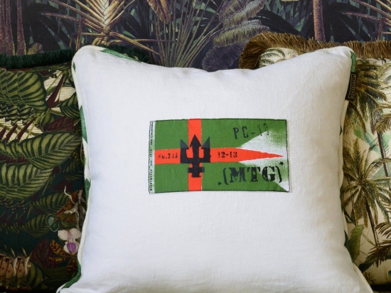 Μαξιλάρι Διακοσμητικό (Με Γέμιση) Naval Flag I LC40062 MindTheGap 50Χ50 Λινό