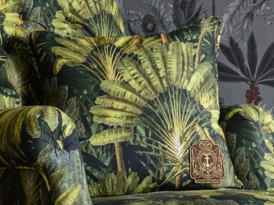 Μαξιλάρι Διακοσμητικό (Με Γέμιση) Traveller's Palm LC40073 MindTheGap 50Χ50 Λινό